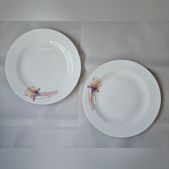 🇬🇧 WEDGEWOOD Art Noveau Bone China Chargers x2 - Picture 7 of 8